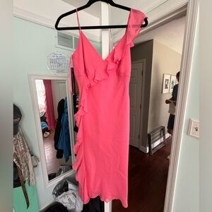 Midi pink dress